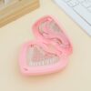 Heart-Shaped Dual-Use Mirror & Toothpick Set: Portable Cute Travel Accessory