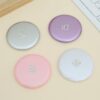 Round Double-Sided Compact Mirror: Portable Travel Makeup Mirror (Multi-Color)