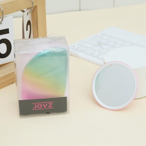 Mini Portable Detangling Hair Brush with Mirror Travel Hair Comb Set